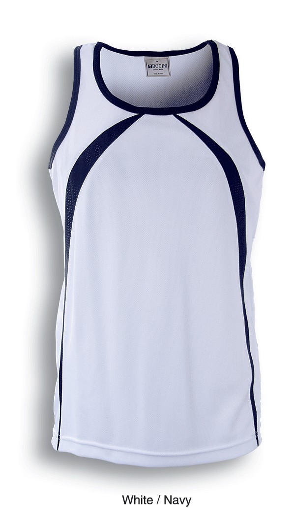 CT0758（CT0759） (2) white navy breezeway singlet